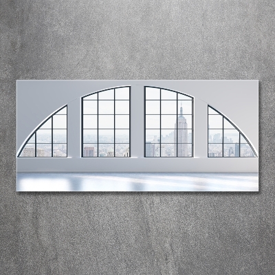 Glasbild Geräumiger Innenraum