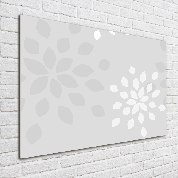 Bild auf glas Blumenmuster