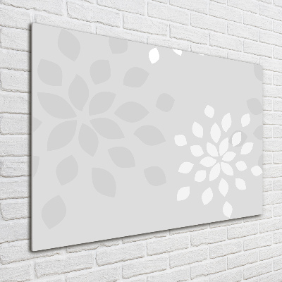 Bild auf glas Blumenmuster