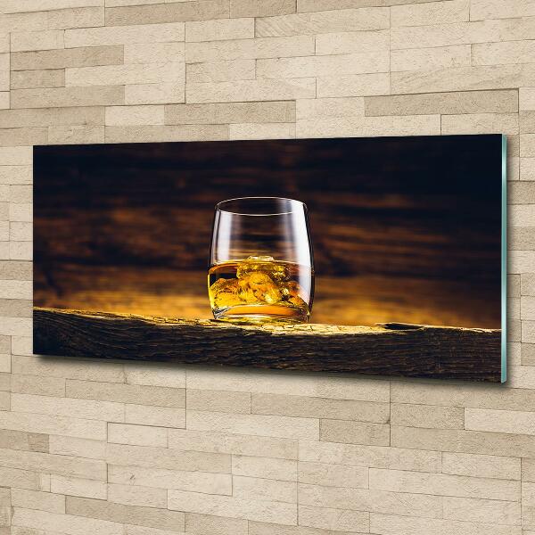 Glasbild Bourbon im Glas