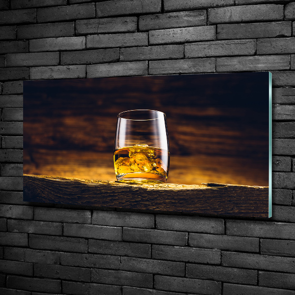 Glasbild Bourbon im Glas