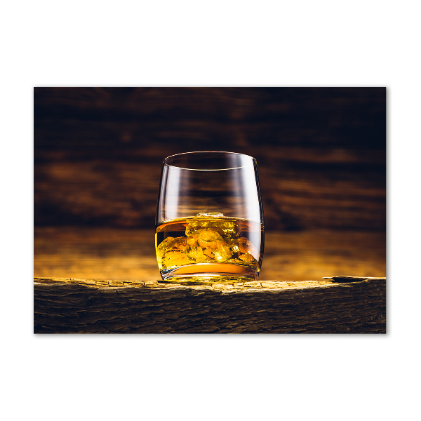 Glasbild Bourbon im Glas