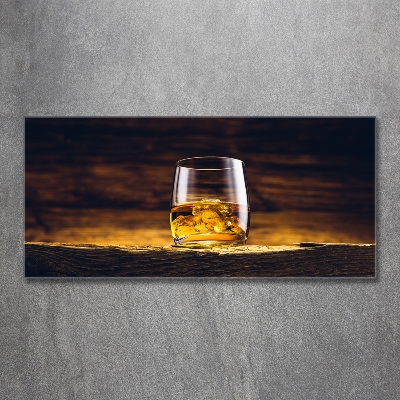 Glasbild Bourbon im Glas