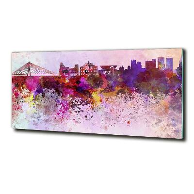 Bild auf glas Buntes Warschau