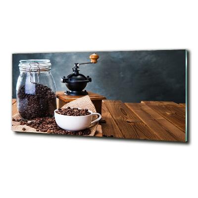 Foto glasbild Kaffeemühle