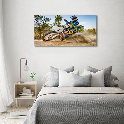 Bild auf glas Moto-Cross