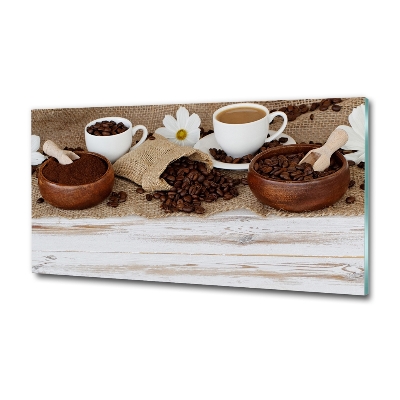 Glasbild Eine Tasse Kaffee