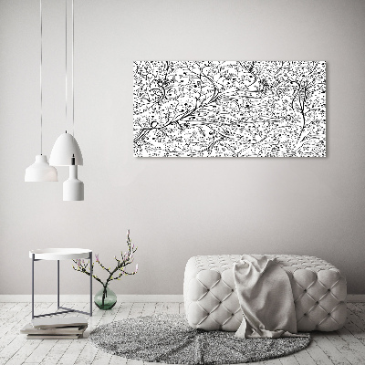 Foto glasbild Ineinander verschlungene Äste