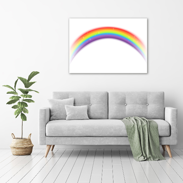 Foto glasbild Regenbogen