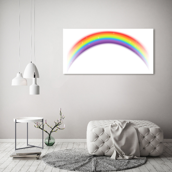 Foto glasbild Regenbogen