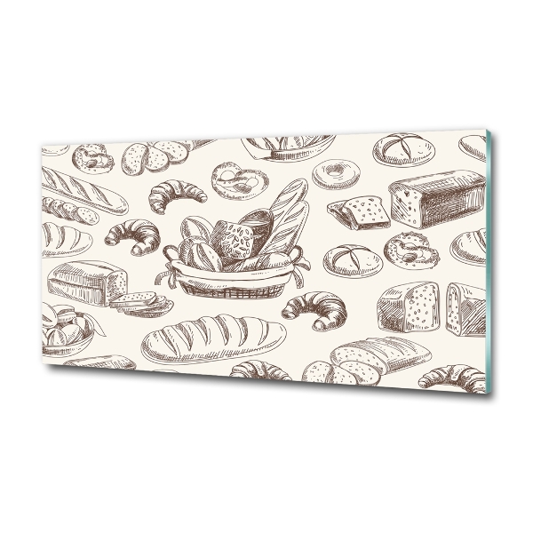 Glasbild Brot