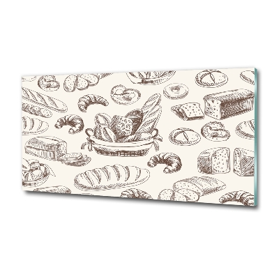 Glasbild Brot