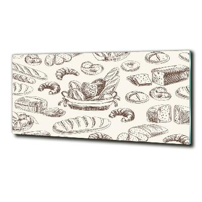 Glasbild Brot