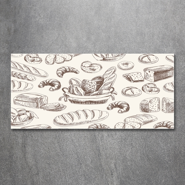 Glasbild Brot