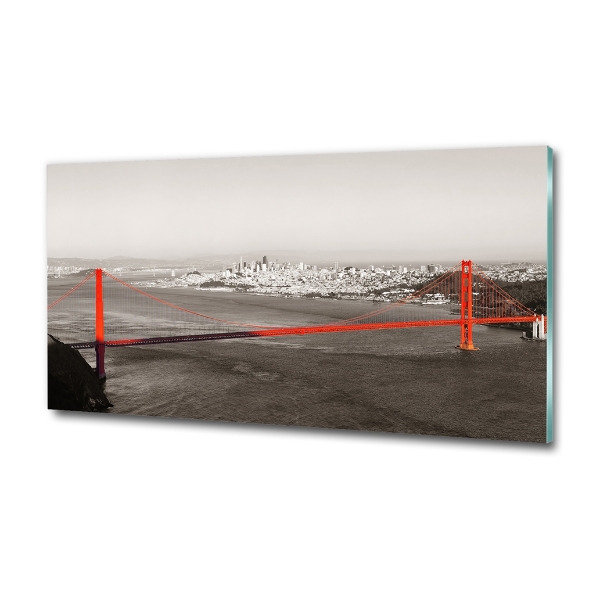 Bild auf glas San Francisco Brücke