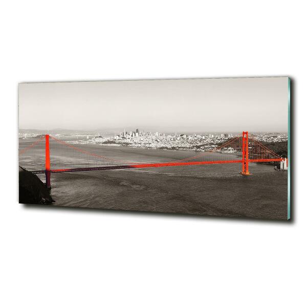 Bild auf glas San Francisco Brücke
