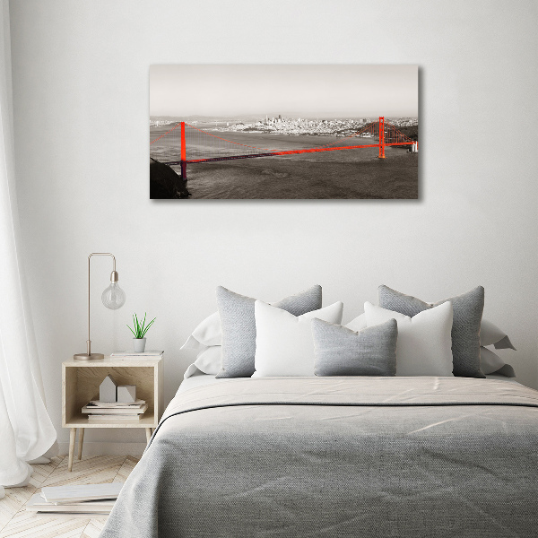 Bild auf glas San Francisco Brücke