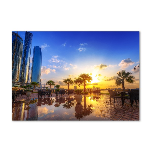 Bild auf glas Abu Dhabi Ost