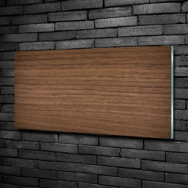 Glasbild Holzhintergrund