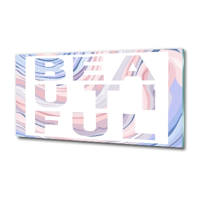 Foto glasbild Schön