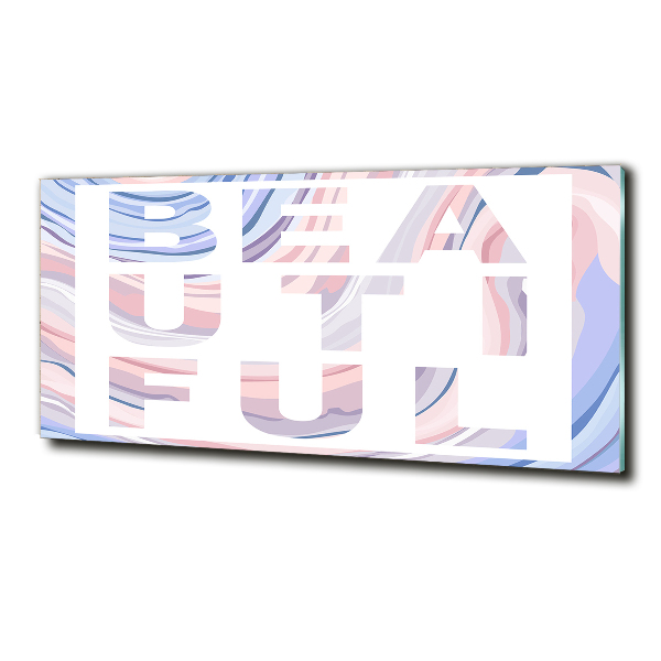 Foto glasbild Schön