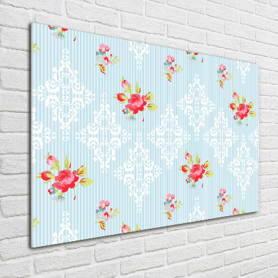 Bild auf glas Rosen und Schmuck