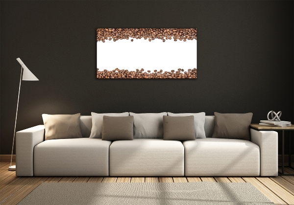 Glasbild Kaffeebohnen