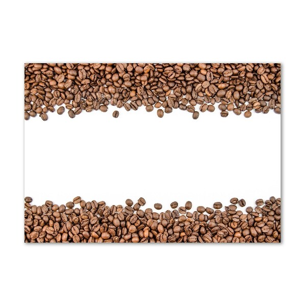 Glasbild Kaffeebohnen