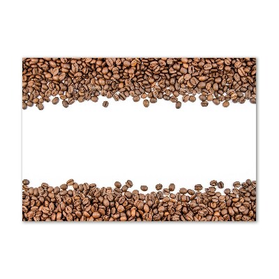 Glasbild Kaffeebohnen