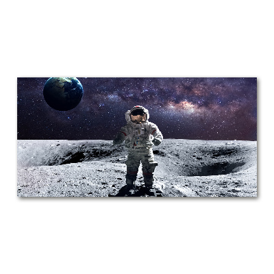 Glasbild Astronaut