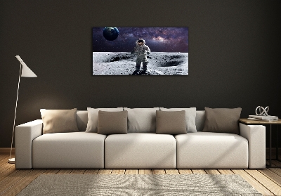Glasbild Astronaut
