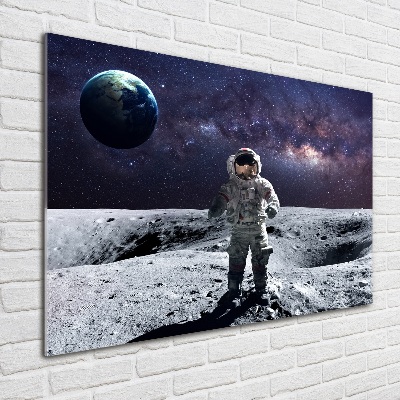Glasbild Astronaut