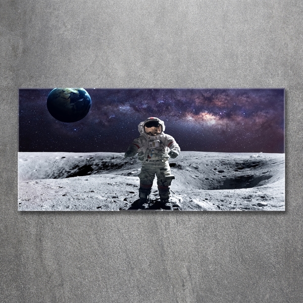 Glasbild Astronaut