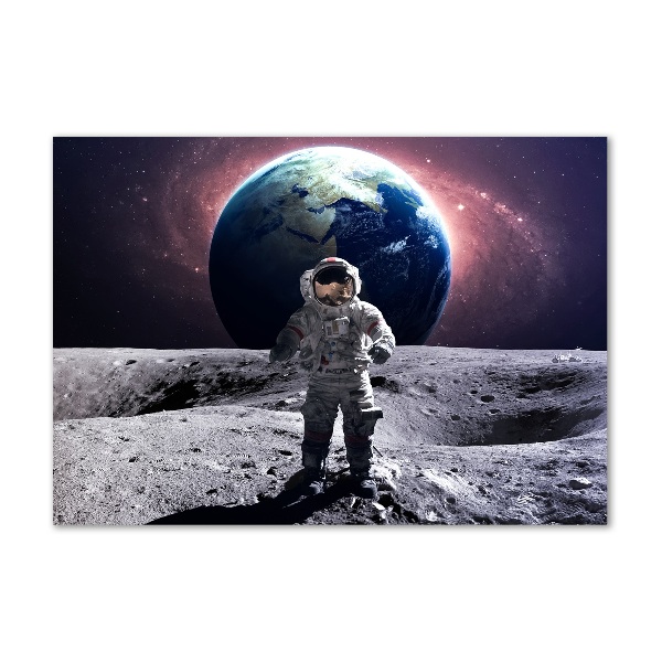 Foto glasbild Astronaut