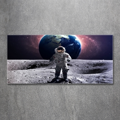 Foto glasbild Astronaut