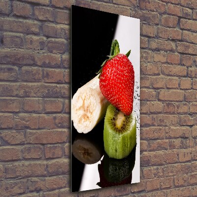 Glasbild vertikales Obst