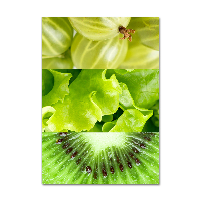 Foto auf glas vertikales Obst und Gemüse