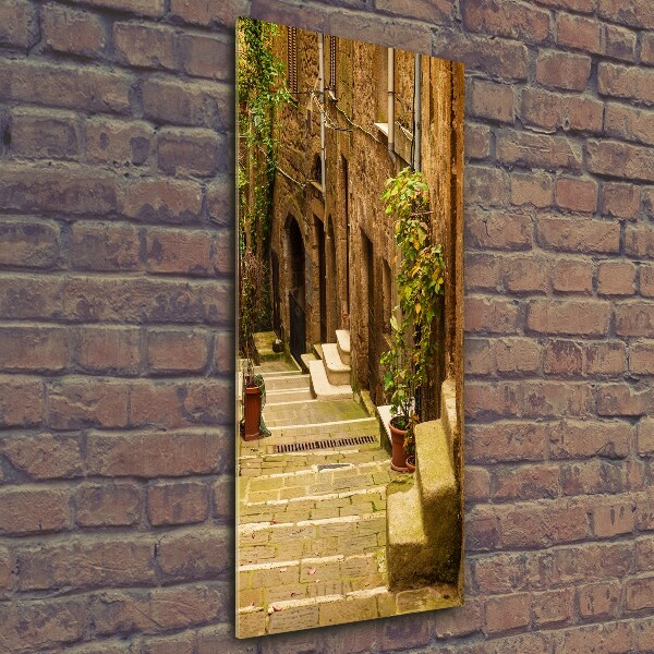 Foto auf glas vertikales Italienische Straßen