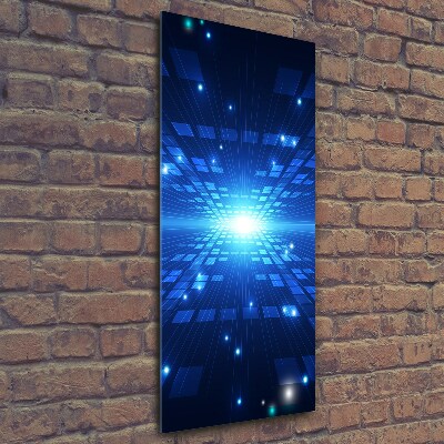 Bild aus glas vertikales 3D-Hintergrund