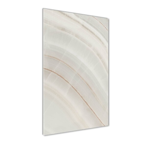 Bild aus glas vertikales Marmorhintergrund