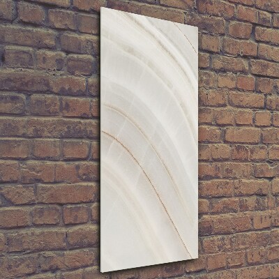 Bild aus glas vertikales Marmorhintergrund