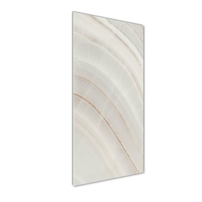 Bild aus glas vertikales Marmorhintergrund