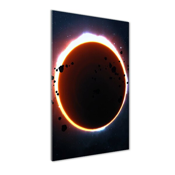Foto auf glas vertikales Sonnenfinsternis