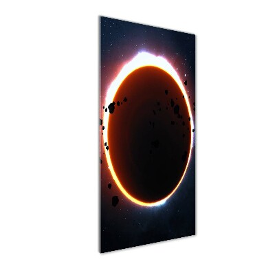 Foto auf glas vertikales Sonnenfinsternis