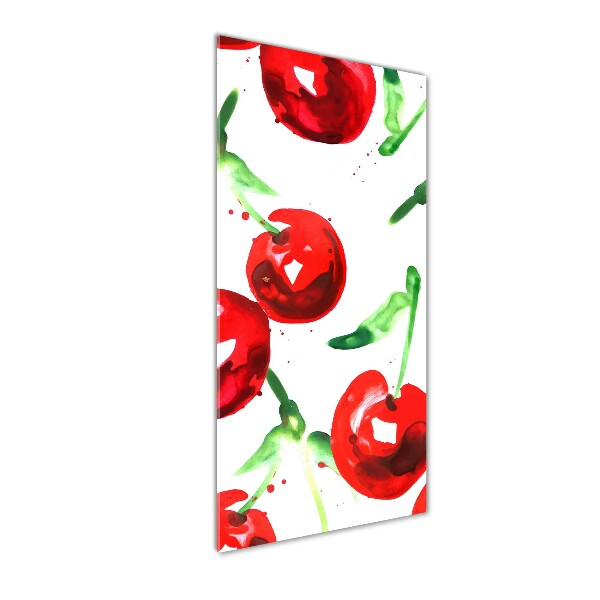 Foto auf glas vertikales Kirschen