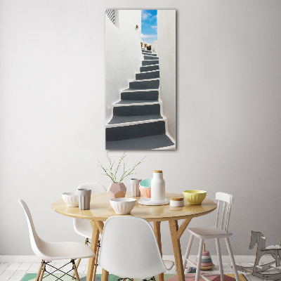 Foto auf glas vertikales Santorini, Griechenland