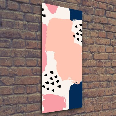 Glasbild vertikales Abstrakter Hintergrund