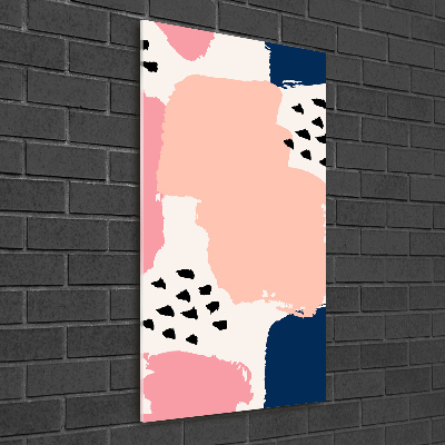 Glasbild vertikales Abstrakter Hintergrund