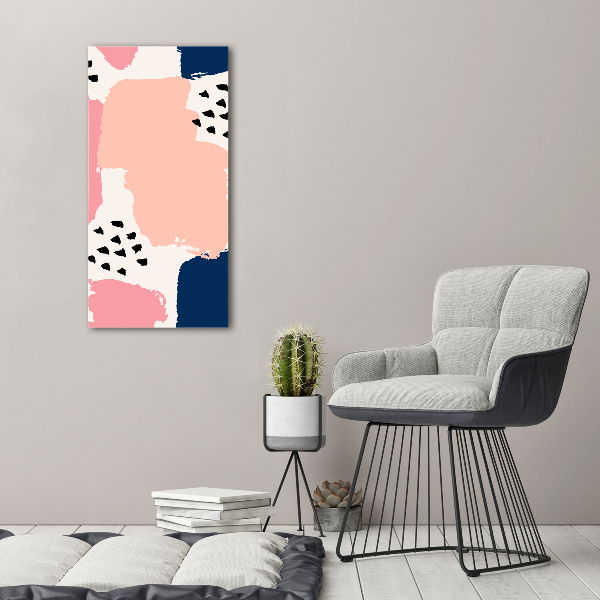 Glasbild vertikales Abstrakter Hintergrund