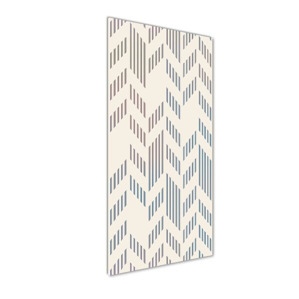 Bild aus glas vertikales Geometrischer Hintergrund